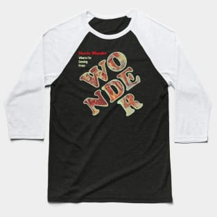 Stevie wonder 80s Baseball T-Shirt